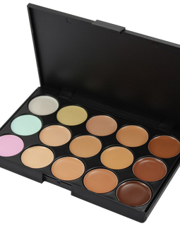 Youngman 15 Colors Professional Concealer Camouflage Makeup Palette Contour Face Contouring Kit